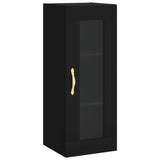 Armoire murale noir 34,5x34x90 cm