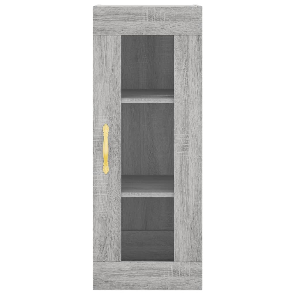 Sonoma grauer Wandschrank 34,5x34x90 cm