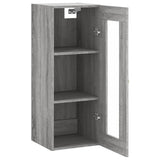 Sonoma grauer Wandschrank 34,5x34x90 cm