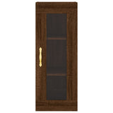 Armoire murale chêne marron 34,5x34x90 cm