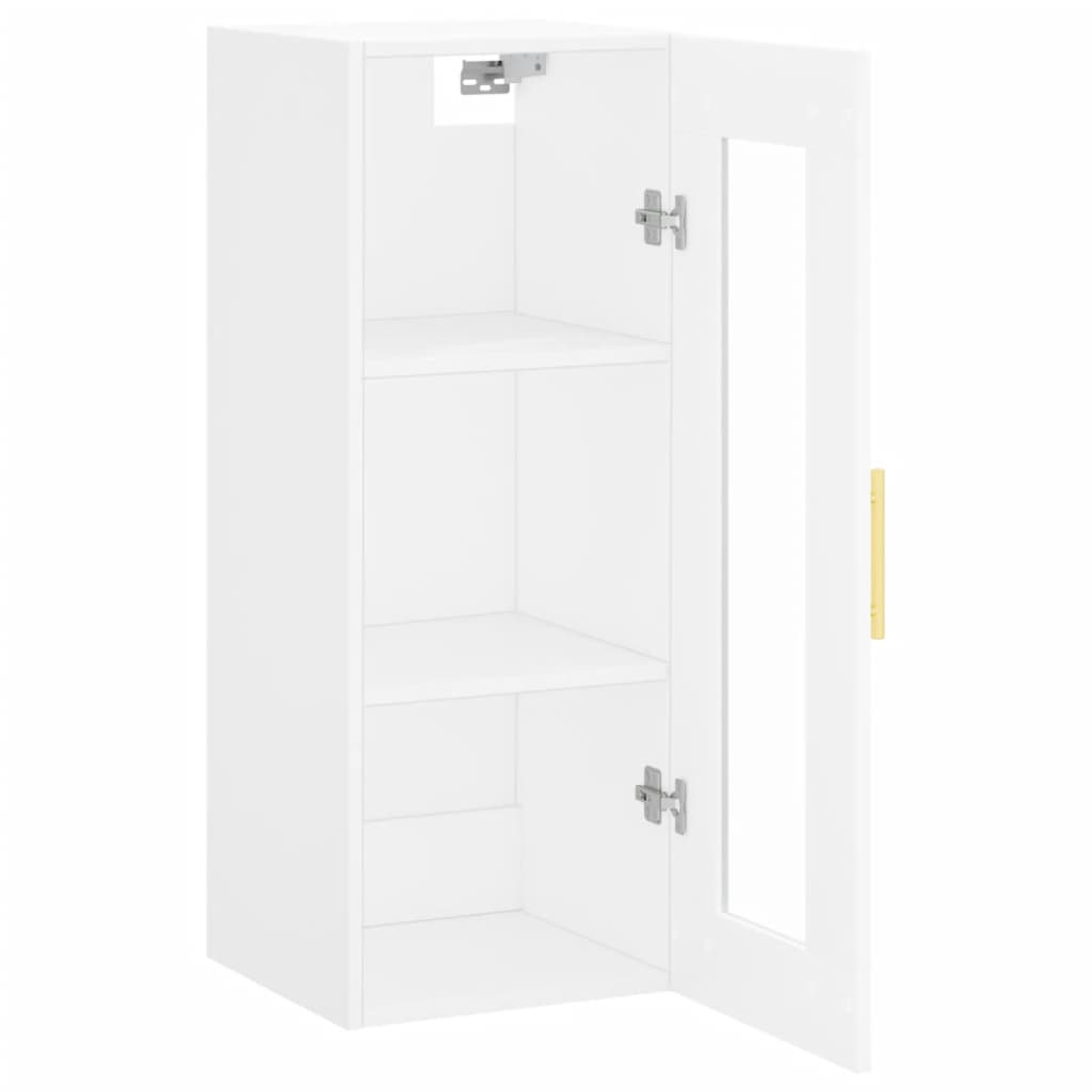 White wall cabinet 34.5x34x90 cm