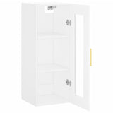 Armoire murale blanc 34,5x34x90 cm