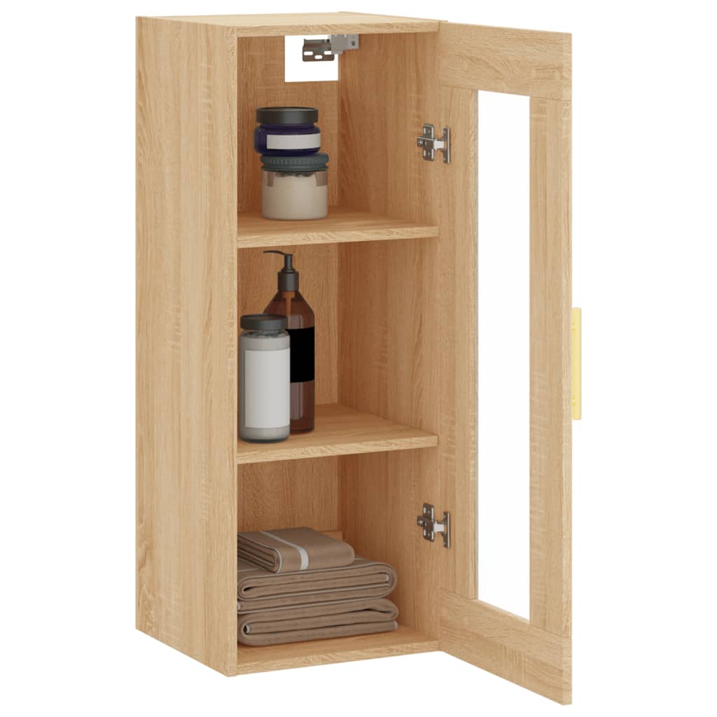 Armoire murale chêne sonoma 34,5x34x90 cm