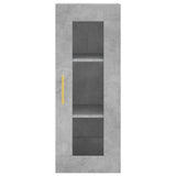 Betongrauer Wandschrank 34,5x34x90 cm