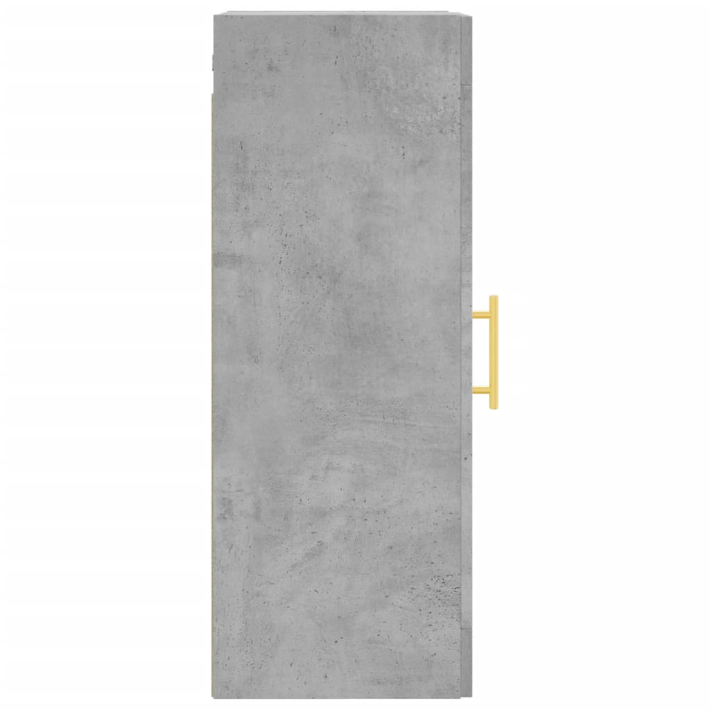 Concrete gray wall cabinet 34.5x34x90 cm