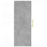 Concrete gray wall cabinet 34.5x34x90 cm