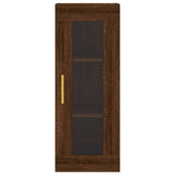 Armoire murale chêne marron 34,5x34x90 cm