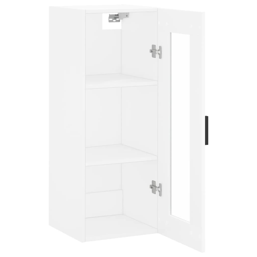 Armoire murale blanc 34,5x34x90 cm