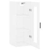 White wall cabinet 34.5x34x90 cm