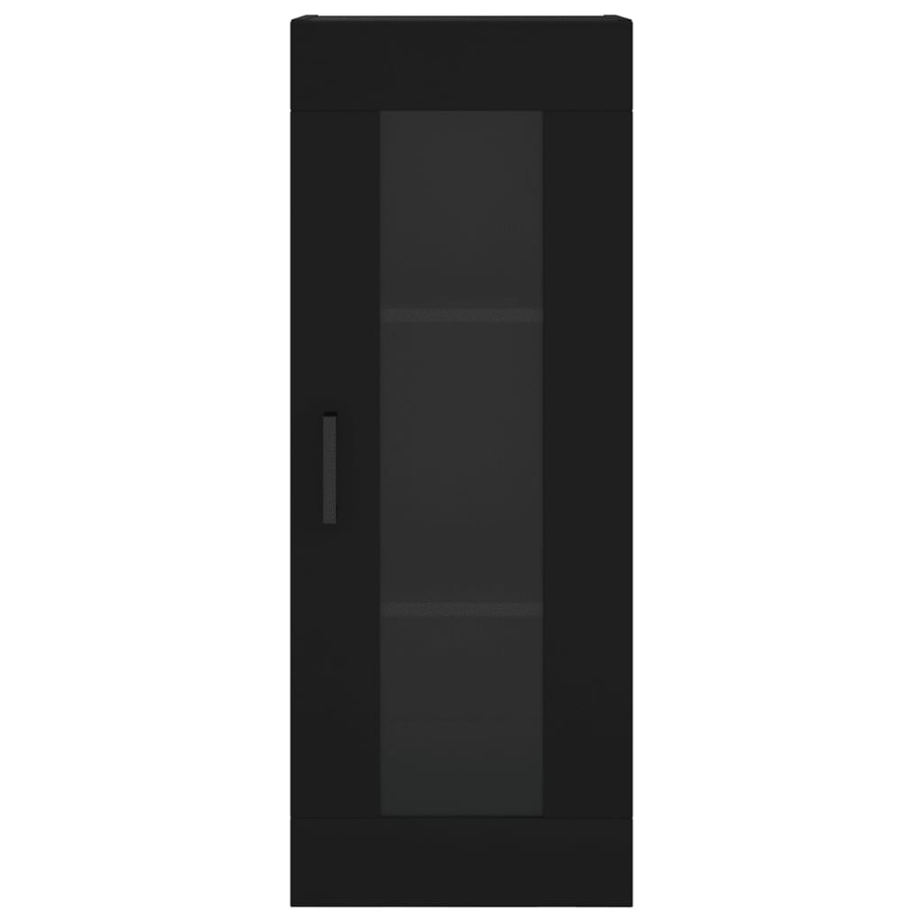 Black wall cabinet 34.5x34x90 cm