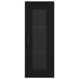 Armoire murale noir 34,5x34x90 cm