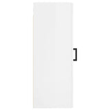 Armoire murale blanc brillant 34,5x34x90 cm