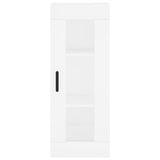 Armoire murale blanc 34,5x34x90 cm