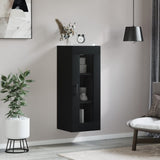 Armoire murale noir 34,5x34x90 cm