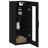 Black wall cabinet 34.5x34x90 cm