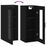 Black wall cabinet 34.5x34x90 cm