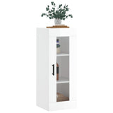 Armoire murale blanc brillant 34,5x34x90 cm