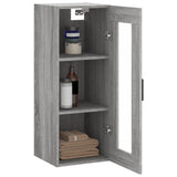 Armoire murale sonoma gris 34,5x34x90 cm