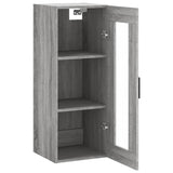 Sonoma grauer Wandschrank 34,5x34x90 cm