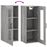 Sonoma grauer Wandschrank 34,5x34x90 cm