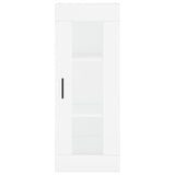 Armoire murale blanc 34,5x34x90 cm