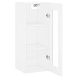 Armoire murale blanc 34,5x34x90 cm