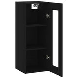 Armoire murale noir 34,5x34x90 cm