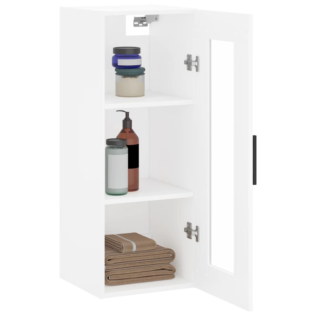 Weißer Wandschrank 34,5x34x90 cm