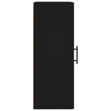 Armoire murale noir 34,5x34x90 cm