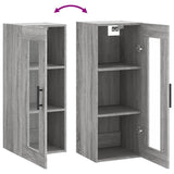 Armoire murale sonoma gris 34,5x34x90 cm