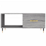 Sonoma grauer Couchtisch 90x50x40 cm, Holzwerkstoff