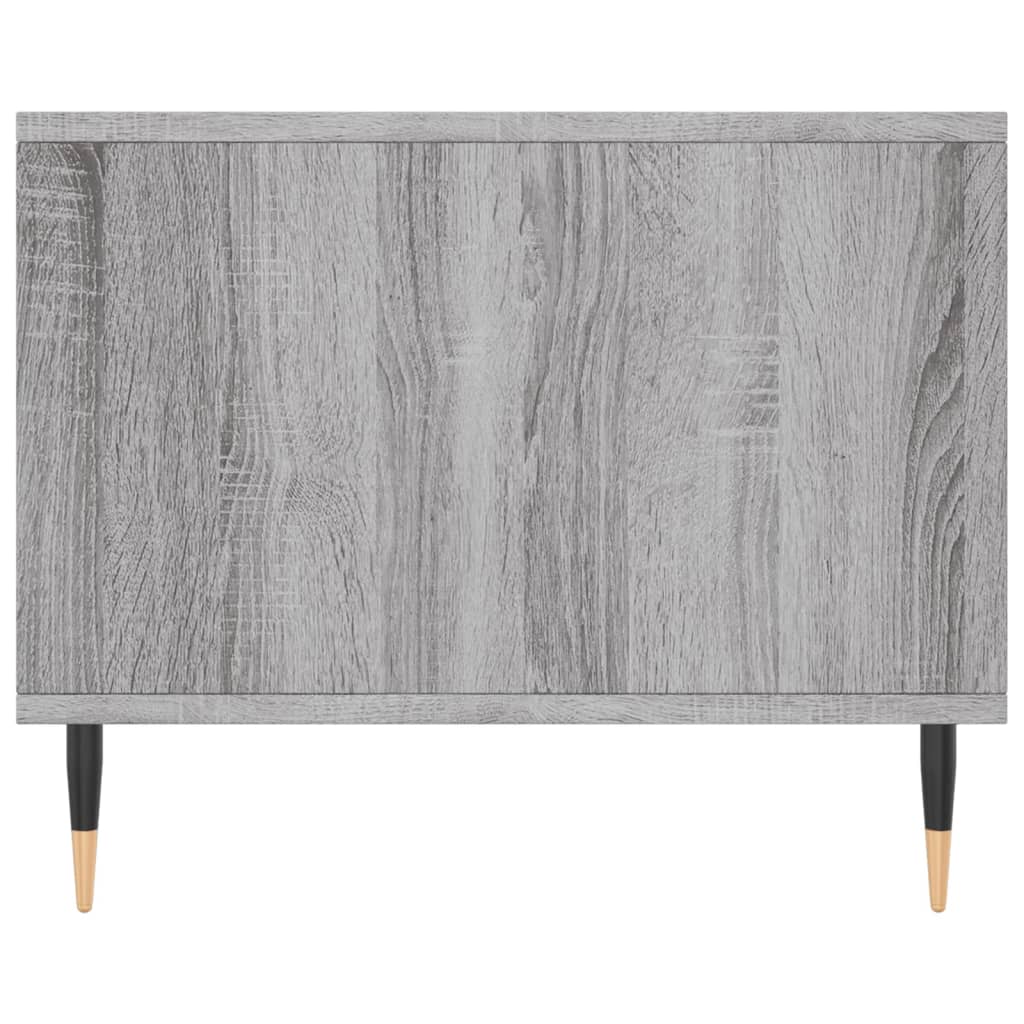 Sonoma grauer Couchtisch 90x50x40 cm, Holzwerkstoff