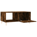 Smoked oak coffee table 90x50x40 cm engineered wood