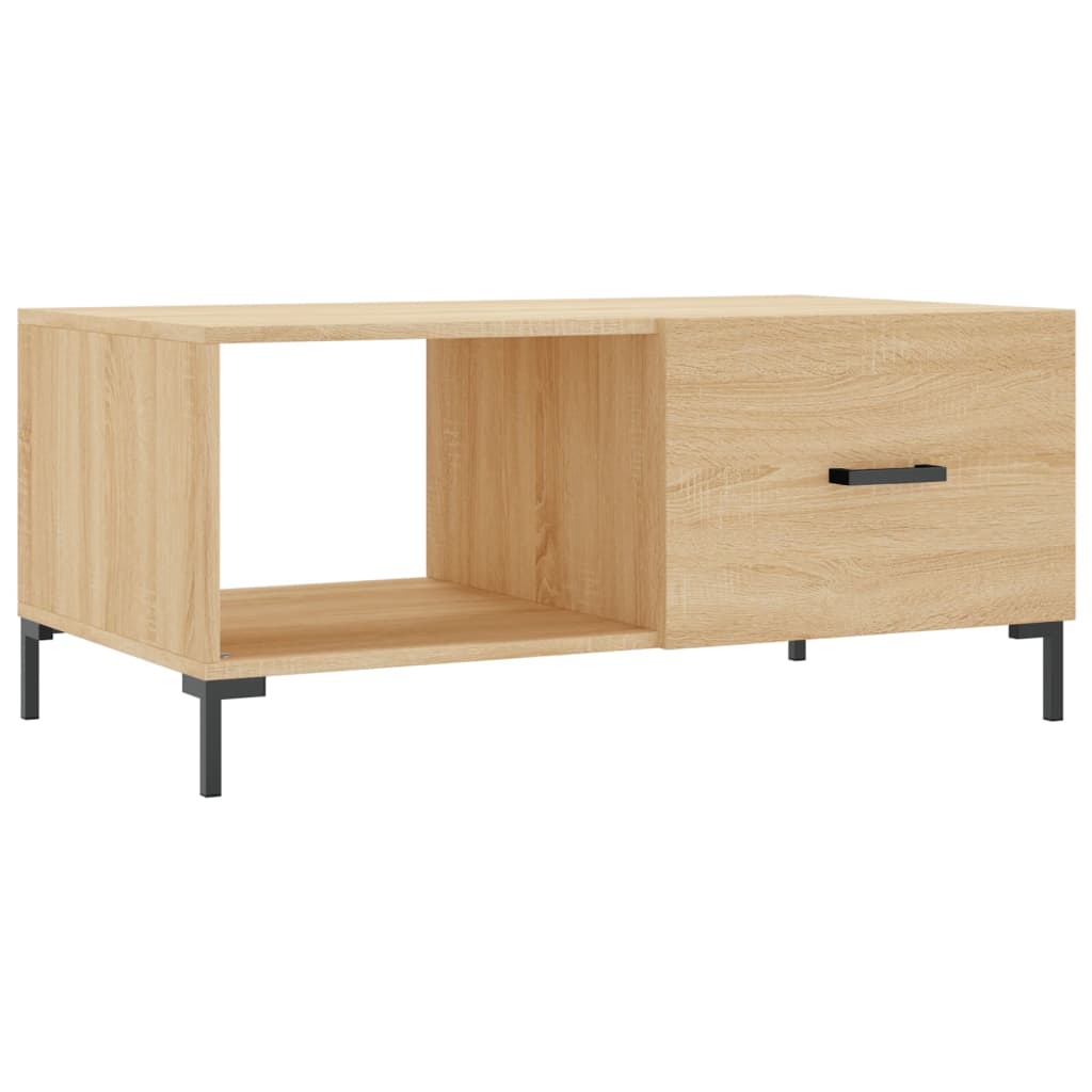 Sonoma oak coffee table 90x50x40 cm engineered wood