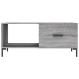 Sonoma coffee table gray 90x50x40 cm engineered wood