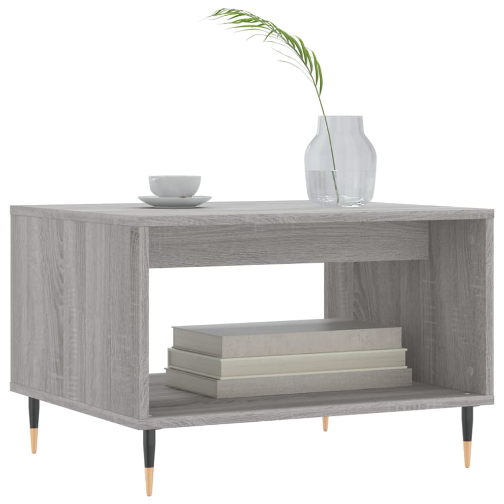 Sonoma coffee table gray 60x50x40 cm engineered wood