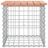 Banc de jardin design gabion 43x44x42 cm bois massif de douglas