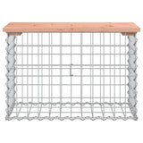 Banc jardin design gabion 63x31,5x42 cm bois massif de douglas