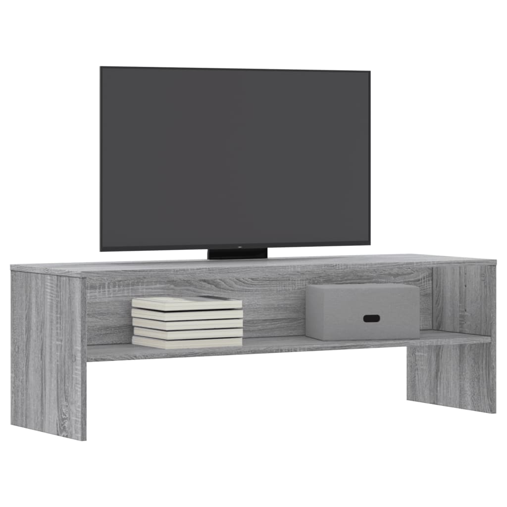 Meuble TV sonoma gris 120x40x40 cm bois d'ingénierie