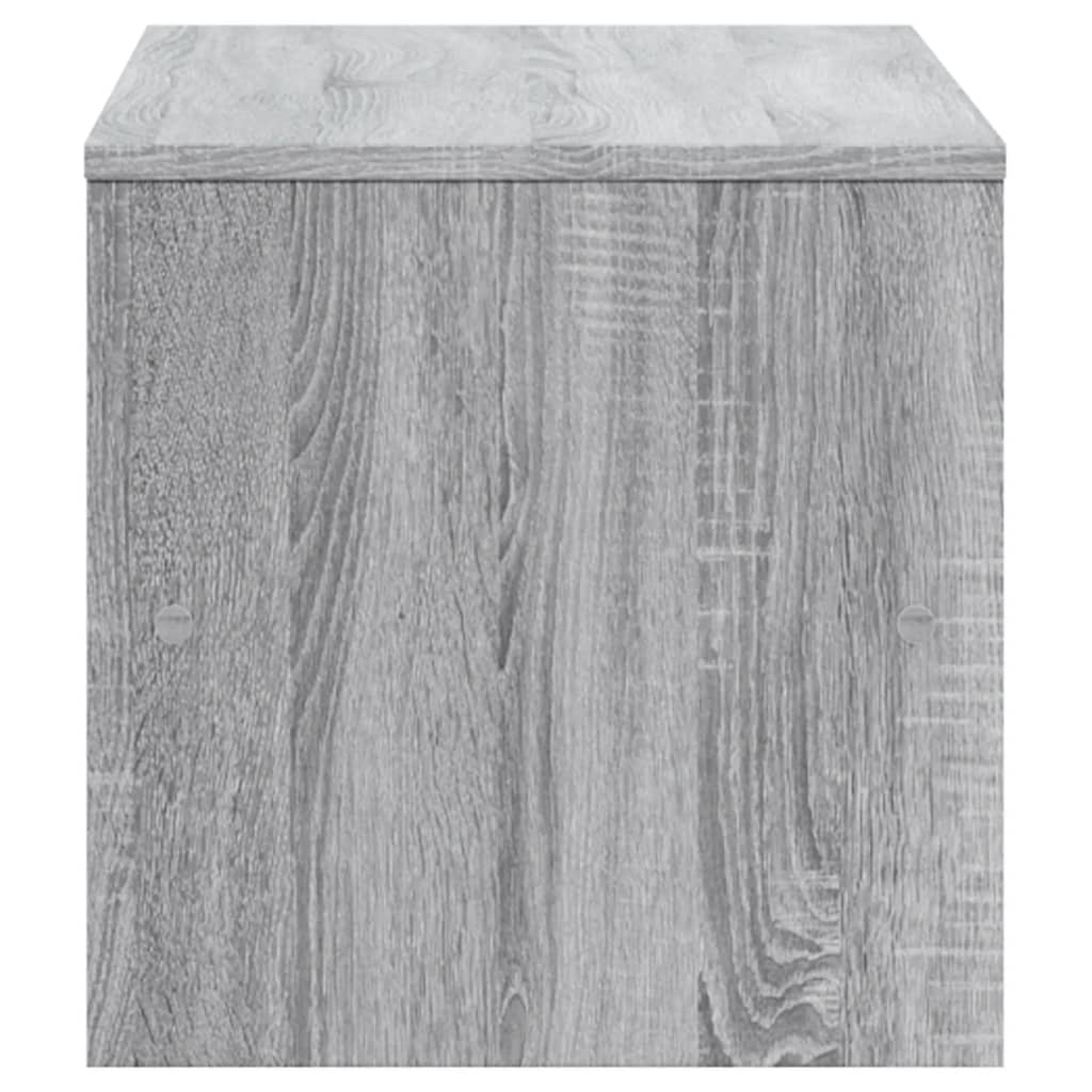 Meuble TV sonoma gris 120x40x40 cm bois d'ingénierie