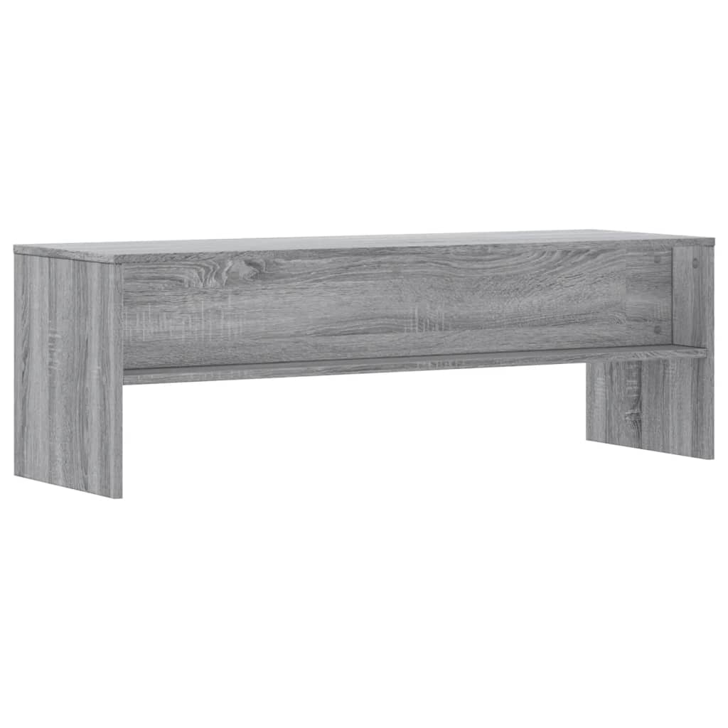 Meuble TV sonoma gris 120x40x40 cm bois d'ingénierie