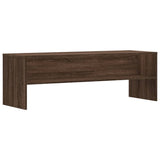 Meuble TV chêne marron 120x40x40 cm bois d'ingénierie