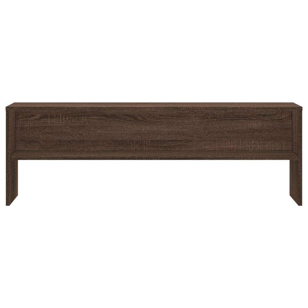 Meuble TV chêne marron 120x40x40 cm bois d'ingénierie