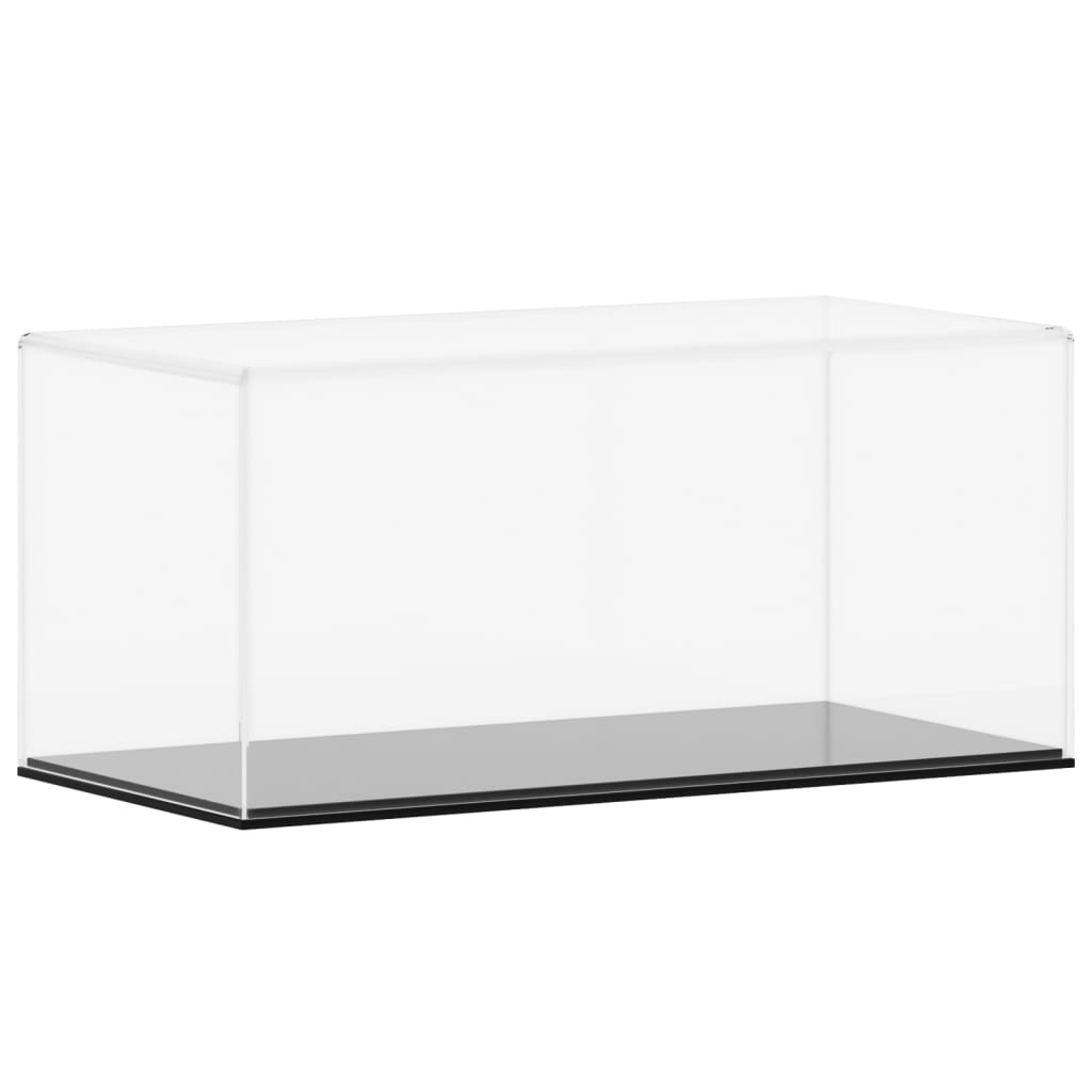 Transparent display box 30x15x14 cm acrylic