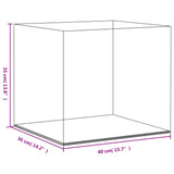 Transparent display box 40x36x35 cm acrylic