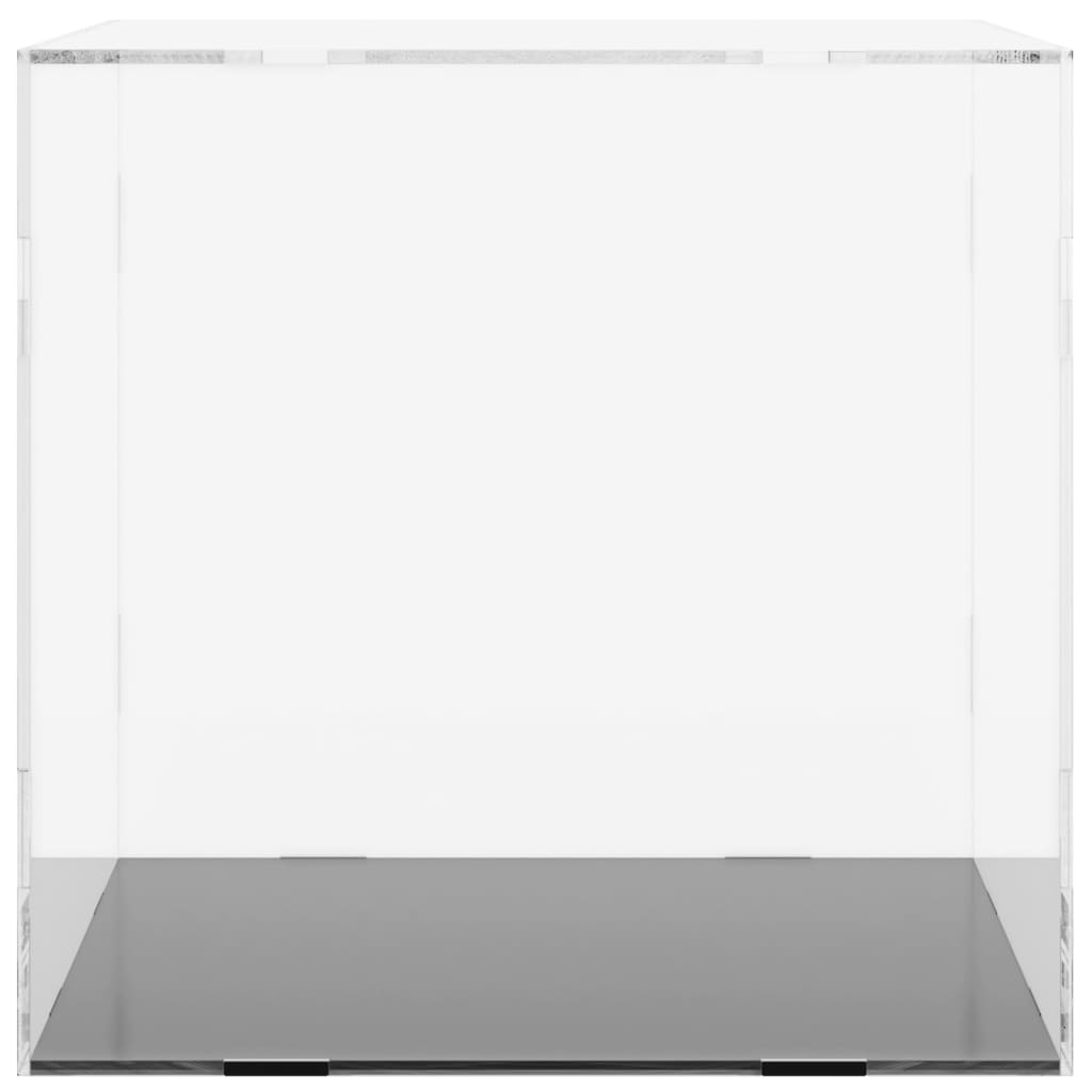 Transparent display box 40x36x35 cm acrylic