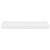 Lit de jour avec matelas jaune 90x200 cm velours