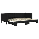 Day bed with trundle without mattress 80x200 cm