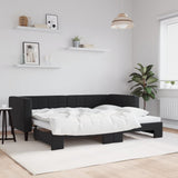 Day bed with trundle without mattress 80x200 cm