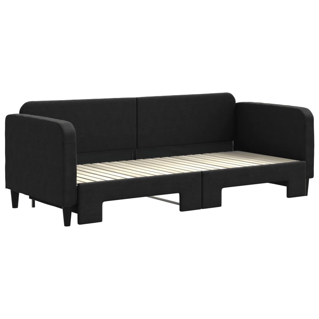 Day bed with trundle without mattress 80x200 cm